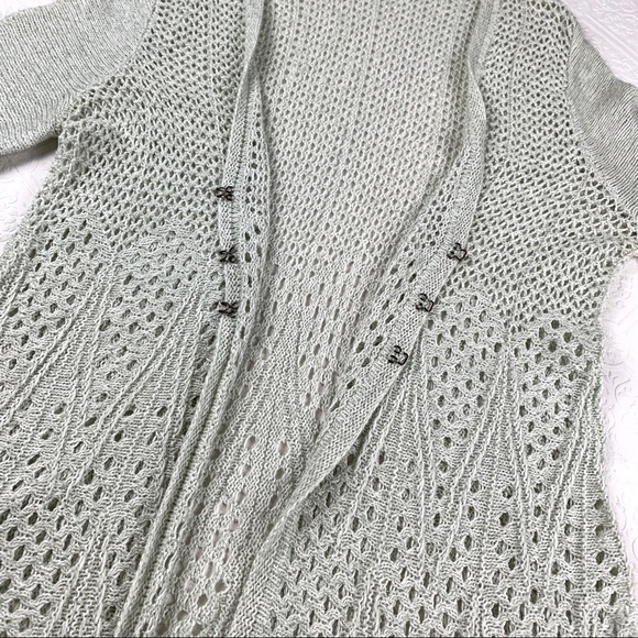 Anthro Knitted & Knotted Bella Cardigan SZ M - Picture 5 of 8